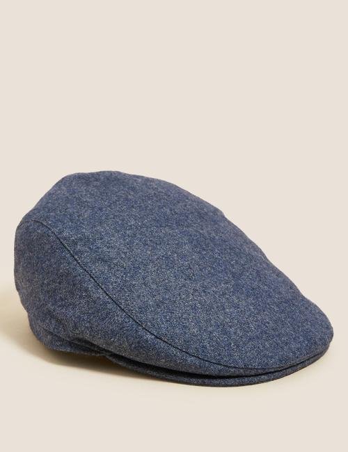 Mavi Thermowarmth™ Yünlü Dokulu Şapka