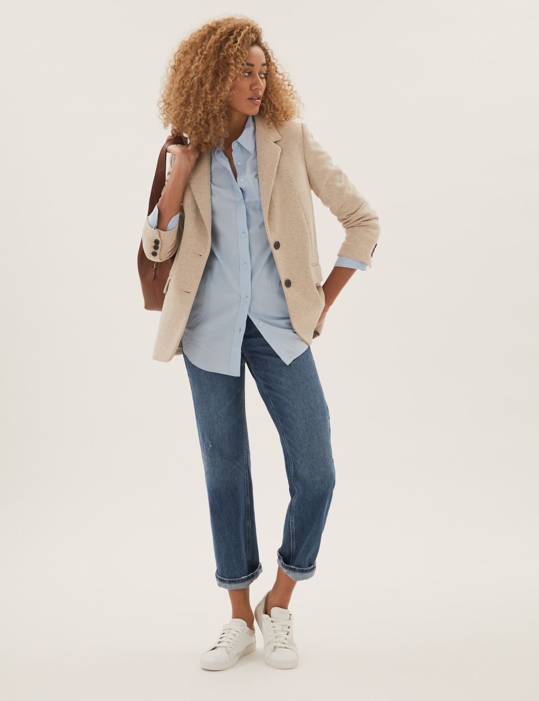 Relaxed Fit Blazer Ceket