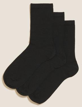 Kadın Siyah 3'lü Termal Çorap Seti