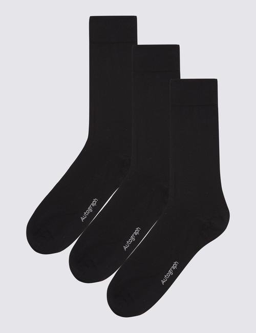 Siyah 3'lü Çorap Seti