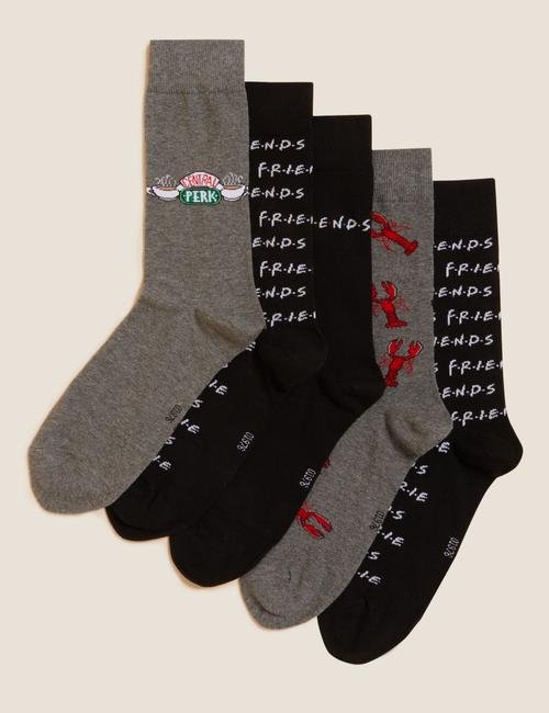 Gri 5'li Friends™ Çorap Seti
