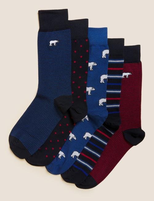 Mavi 5'li Cool & Fresh™ Çorap Seti