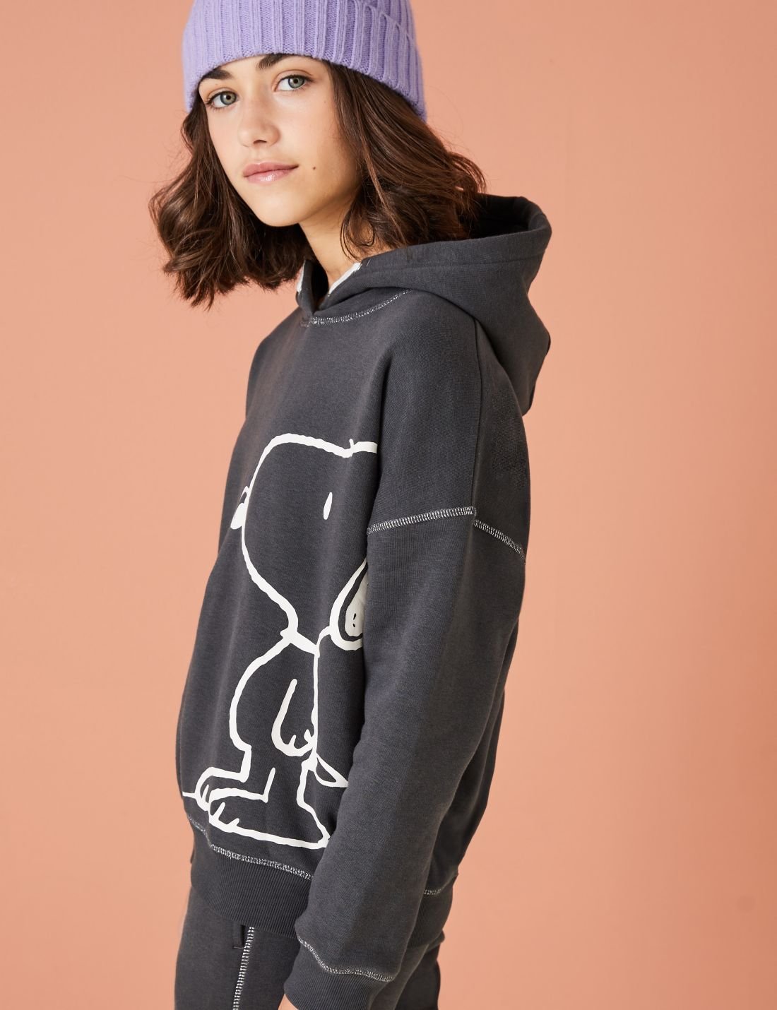 Snoopy™ Kapüşonlu Sweatshirt (6-16 Yaş)