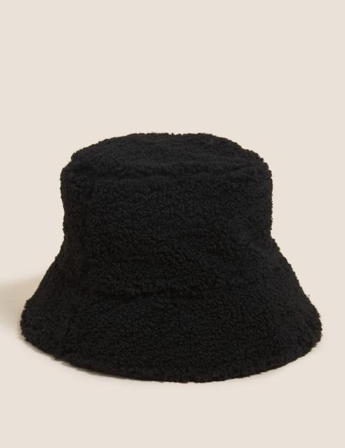 Siyah Çift Taraflı Bucket Şapka