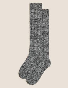 Kadın Gri 2'li Termal Çorap Seti