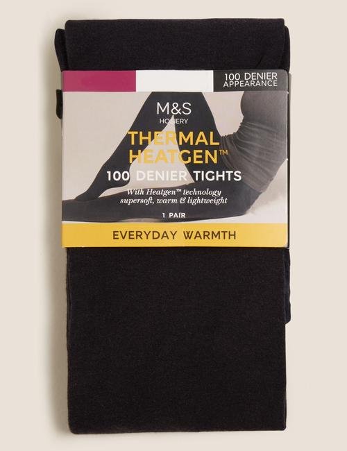 Lacivert 100 Denye Termal Opak Külotlu Çorap