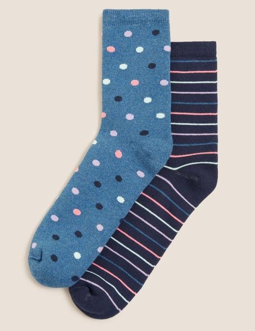 Mavi 2'li Termal Çorap Seti