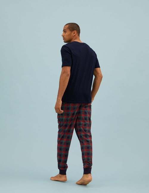 Multi Renk Supersoft Kareli Pijama Takımı