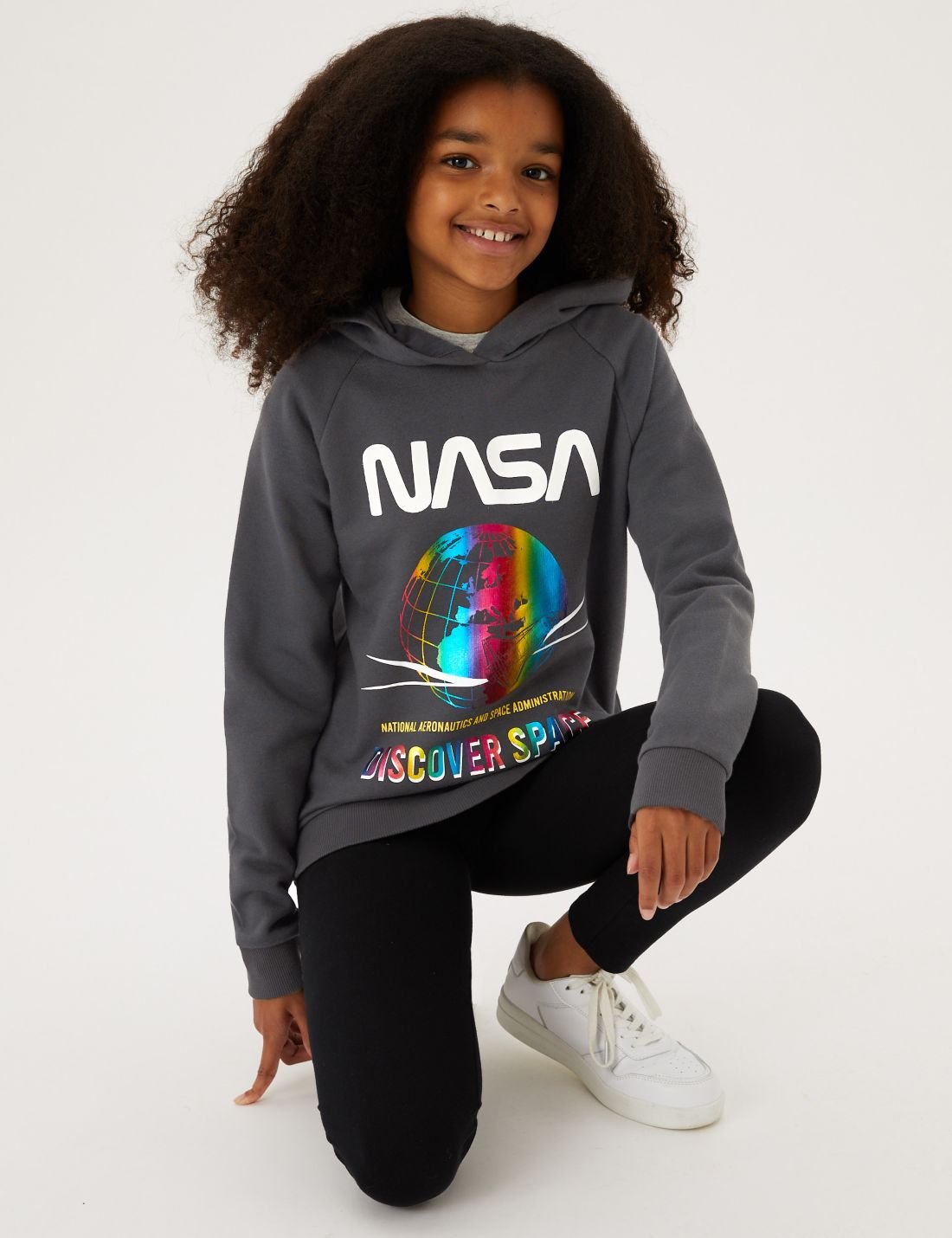 NASA™ Kapüşonlu Sweatshirt (6-16 Yaş)