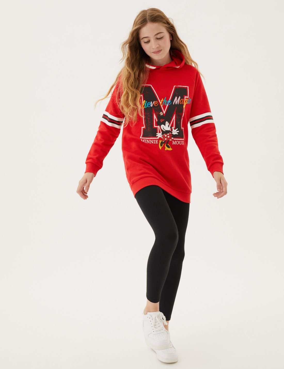 Minnie Mouse™ Kapüşonlu Sweatshirt (6-16 Yaş)