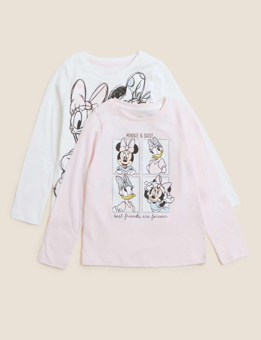 Saf Pamuklu 2'li Minnie Mouse™ T-Shirt (2-7 Yaş)