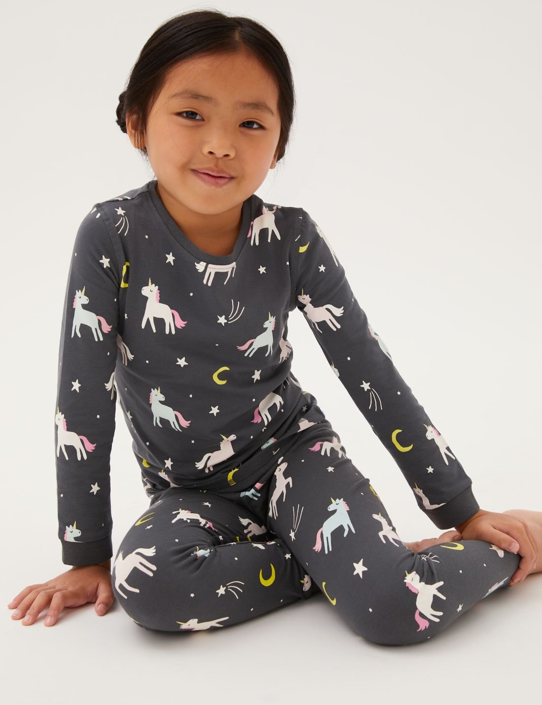 Unicorn Desenli Pijama Takımı (1-7 Yaş)