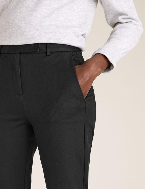 Siyah Slim Leg Pantolon