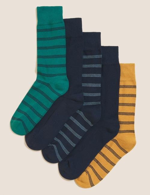 Multi Renk 5'li Cool & Fresh™ Çorap Seti