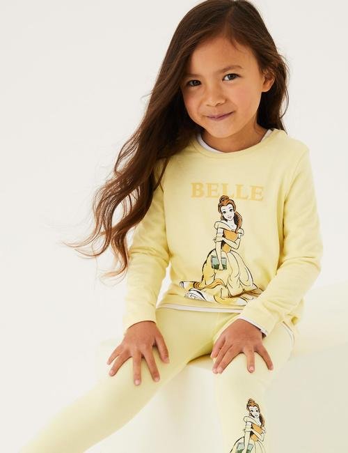 Multi Renk Saf Pamuklu 5'li Disney Princess™ T-Shirt (2-7 Yaş)