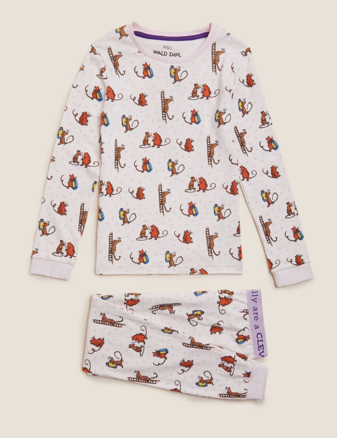 Saf Pamuklu Roald Dahl™ Pijama Takımı (2-10 Yaş)