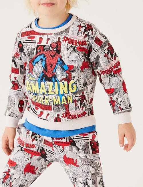 Gri Spider-Man™ Sweatshirt (2-7 Yaş)