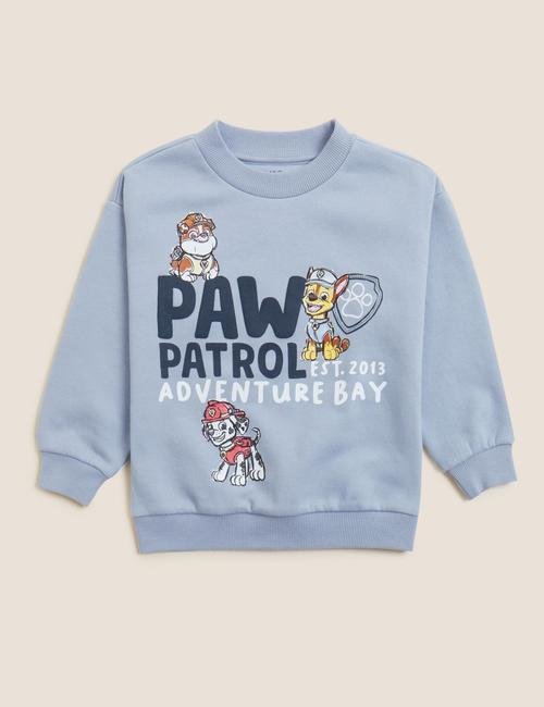 Mavi Paw Patrol™ Yuvarlak Yaka Sweatshirt (2-7 Yaş)