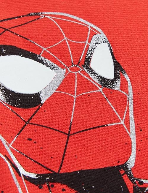 Kırmızı Saf Pamuklu Spider-Man™ T-Shirt