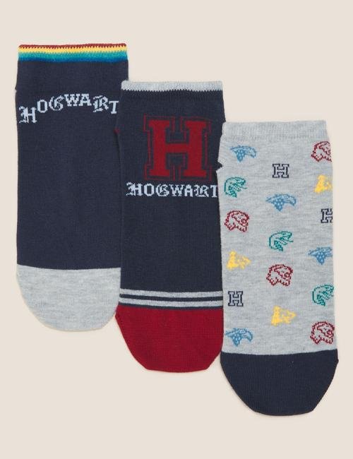 Lacivert 3'lü Harry Potter™ Çorap Seti