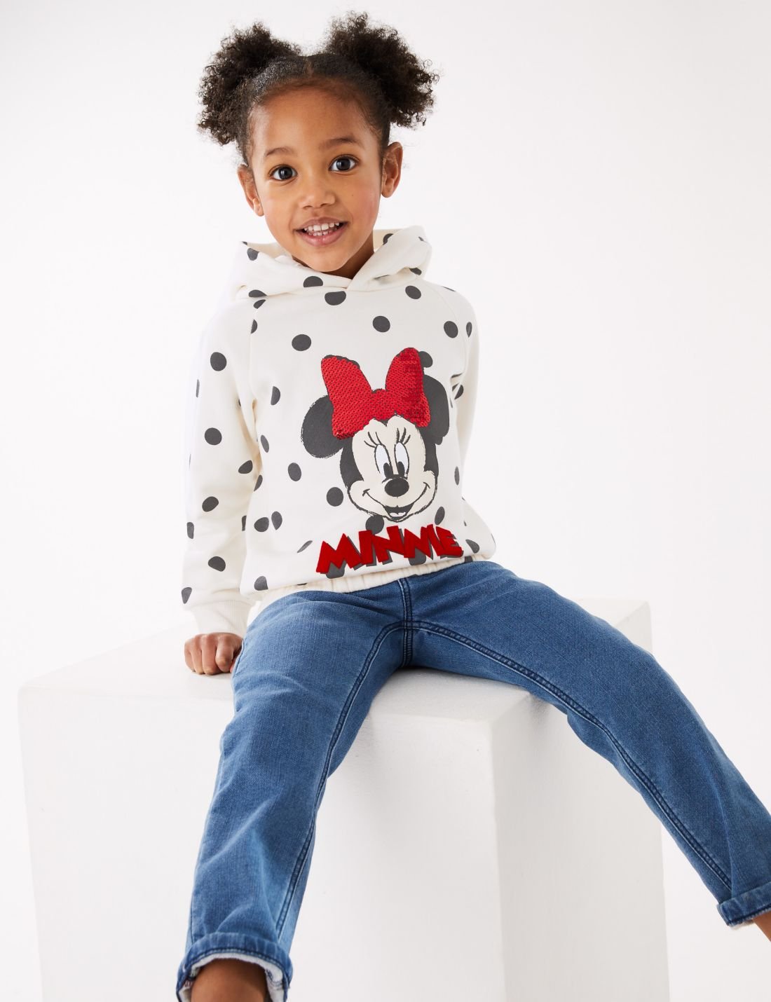 Minnie Mouse™ Kapüşonlu Sweatshirt (2-7 Yaş)
