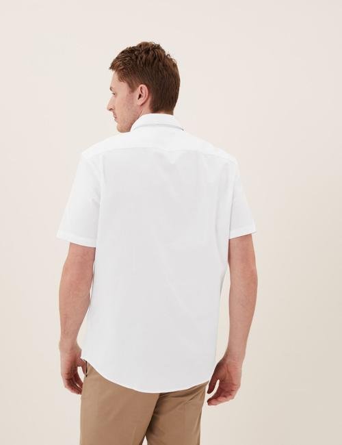 Beyaz Saf Pamuklu Oxford Gömlek
