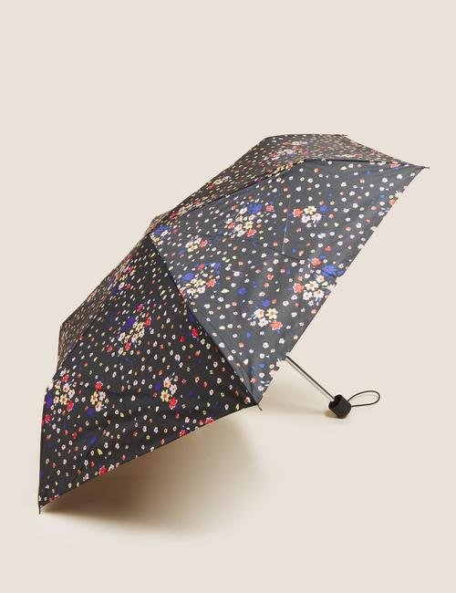 Siyah Stormwear™ Grafik Desenli Şemsiye