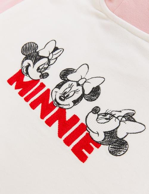 Pembe Minnie Mouse™ Kapüşonlu Bomber Ceket (2-7 Yaş)