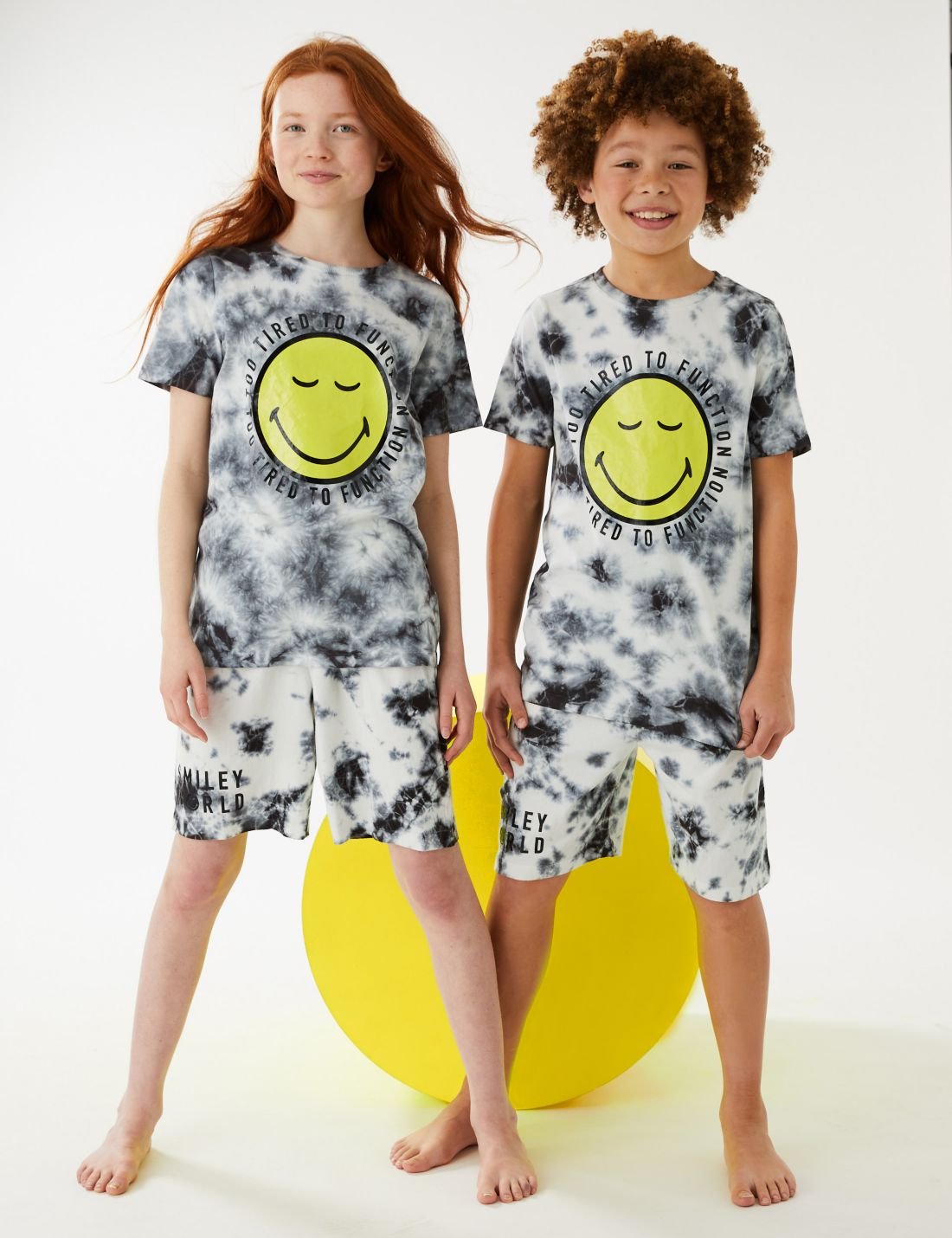 Saf Pamuklu SmileyWorld® Pijama Takımı (6-16 Yaş)