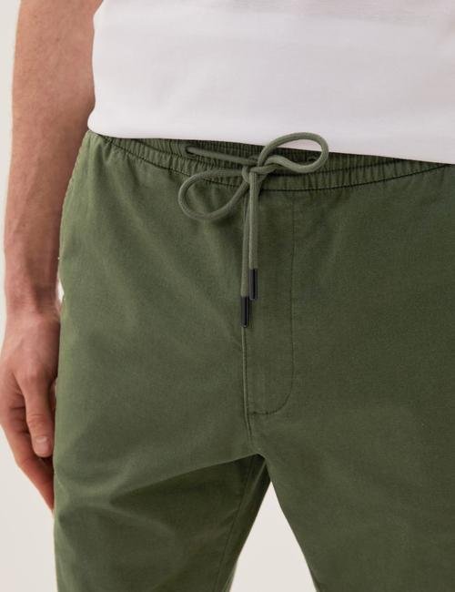 Yeşil Straight Fit Pantolon