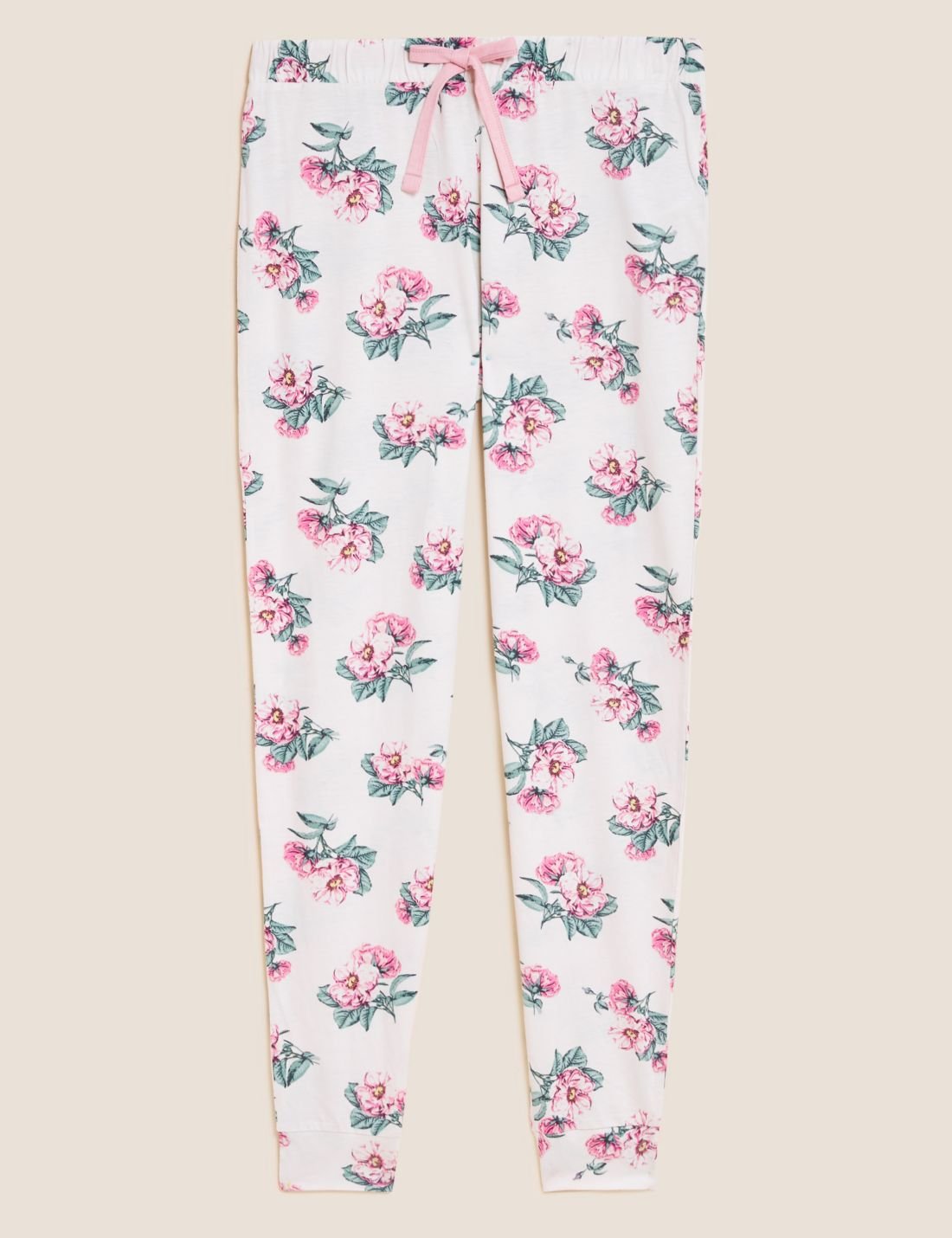 Çiçek Desenli Pijama Altı