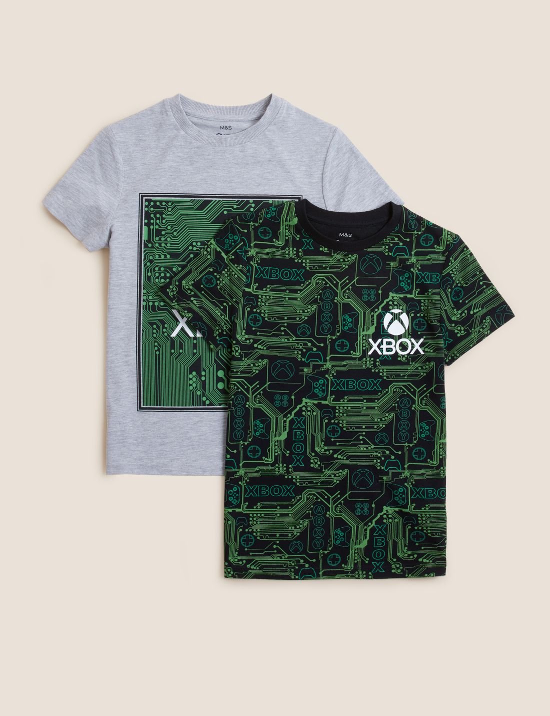 2'li Xbox™ Kısa Kollu T-Shirt (6-16 Yaş)