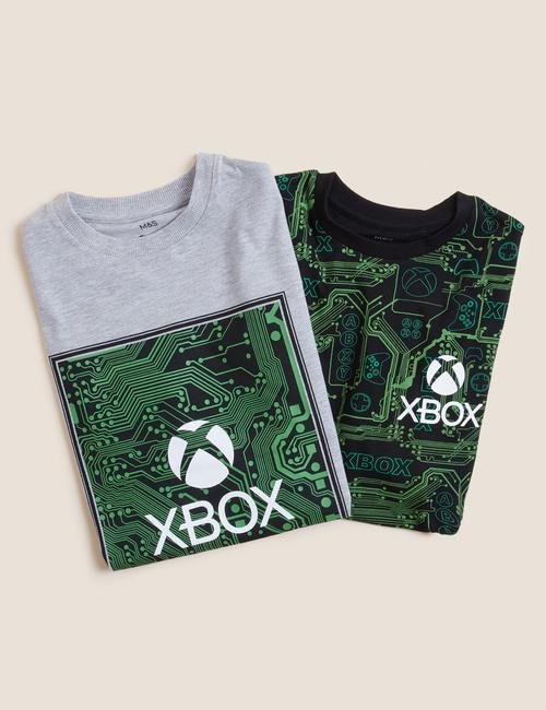 Multi Renk 2'li Xbox™ Kısa Kollu T-Shirt (6-16 Yaş)