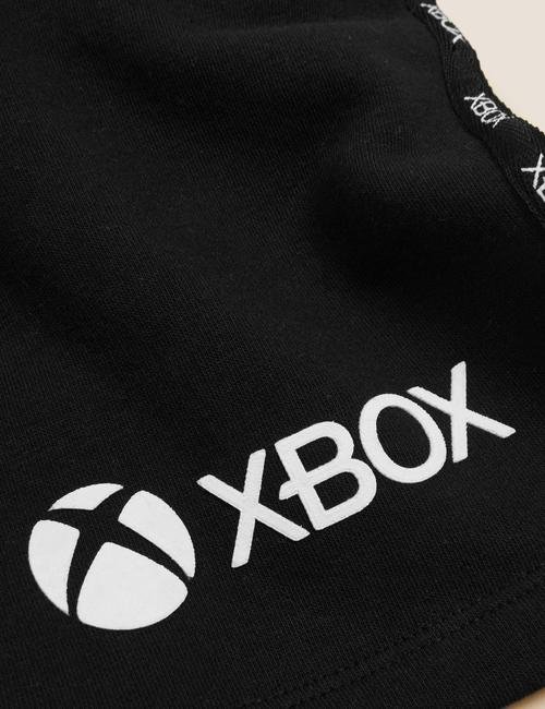Siyah Regular Fit Xbox™ Şort (6-16 Yaş)