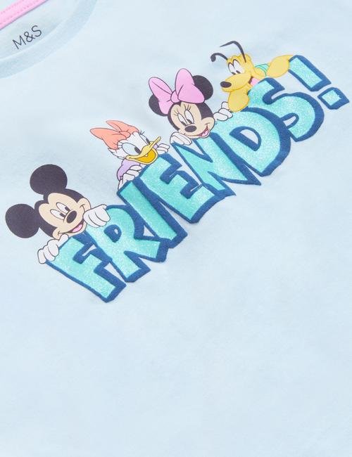 Multi Renk Saf Pamuklu 2'li Minnie Mouse™ T-Shirt (2-7 Yaş)