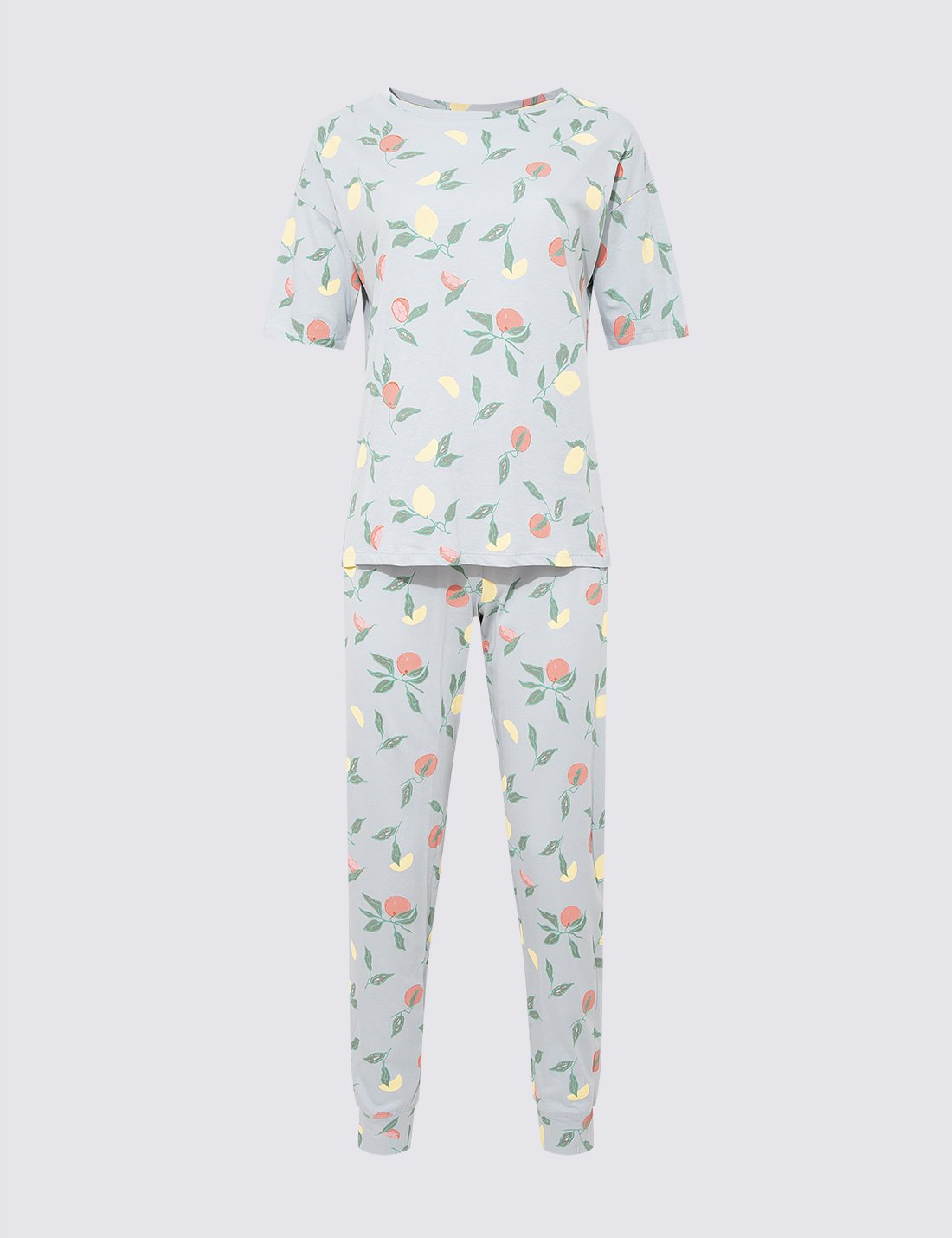 Meyve Desenli Kısa Kollu Pijama Takımı