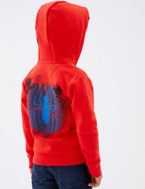 Kırmızı Spider-Man™ Kapüşonlu Sweatshirt (2-7 Yaş)
