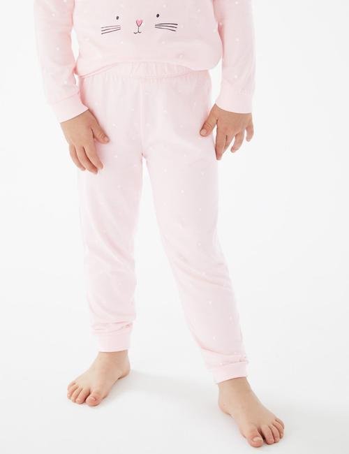 Multi Renk Saf Pamuklu 2'li Pijama Takımı (1-7 Yaş)