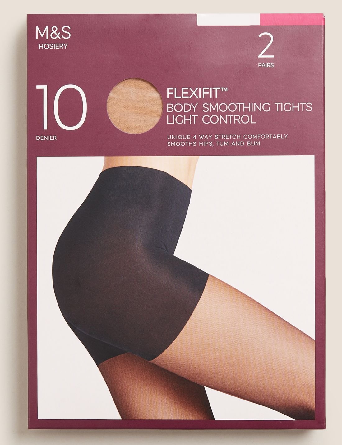 2'li Flexifit™ 10 Denye Külotlu Çorap Seti