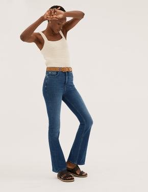 Kadın Lacivert Slim Fit Magic Jean Pantolon