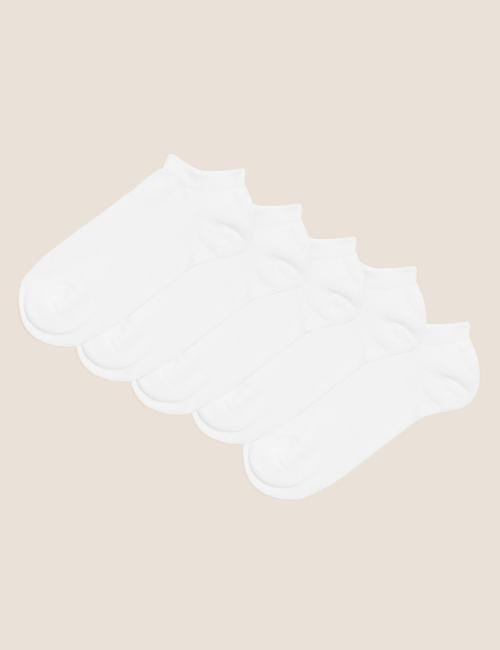 Beyaz 5'li Cool & Fresh™ Çorap Seti