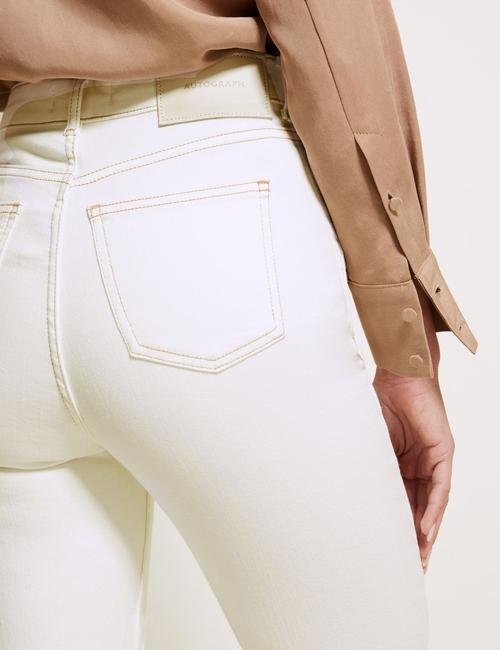 Krem Luxury Straight Leg Jean Pantolon