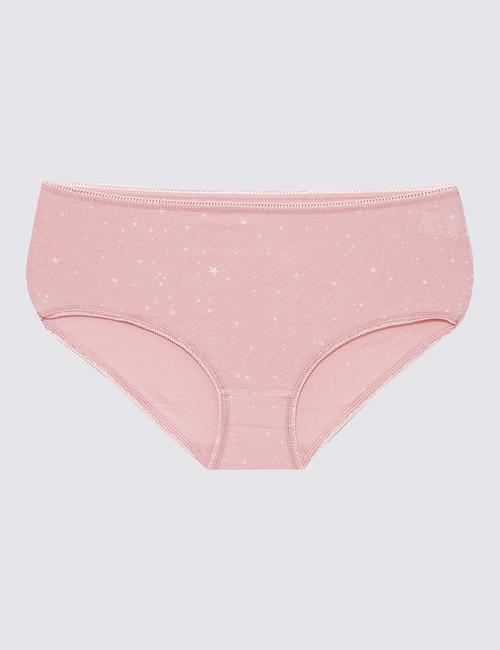 Koyu Kırmızı Mix 5'li Cotton Lycra® Short Külot Seti