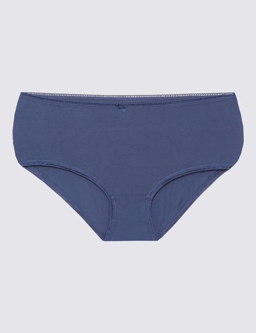 Koyu Kırmızı Mix 5'li Cotton Lycra® Short Külot Seti