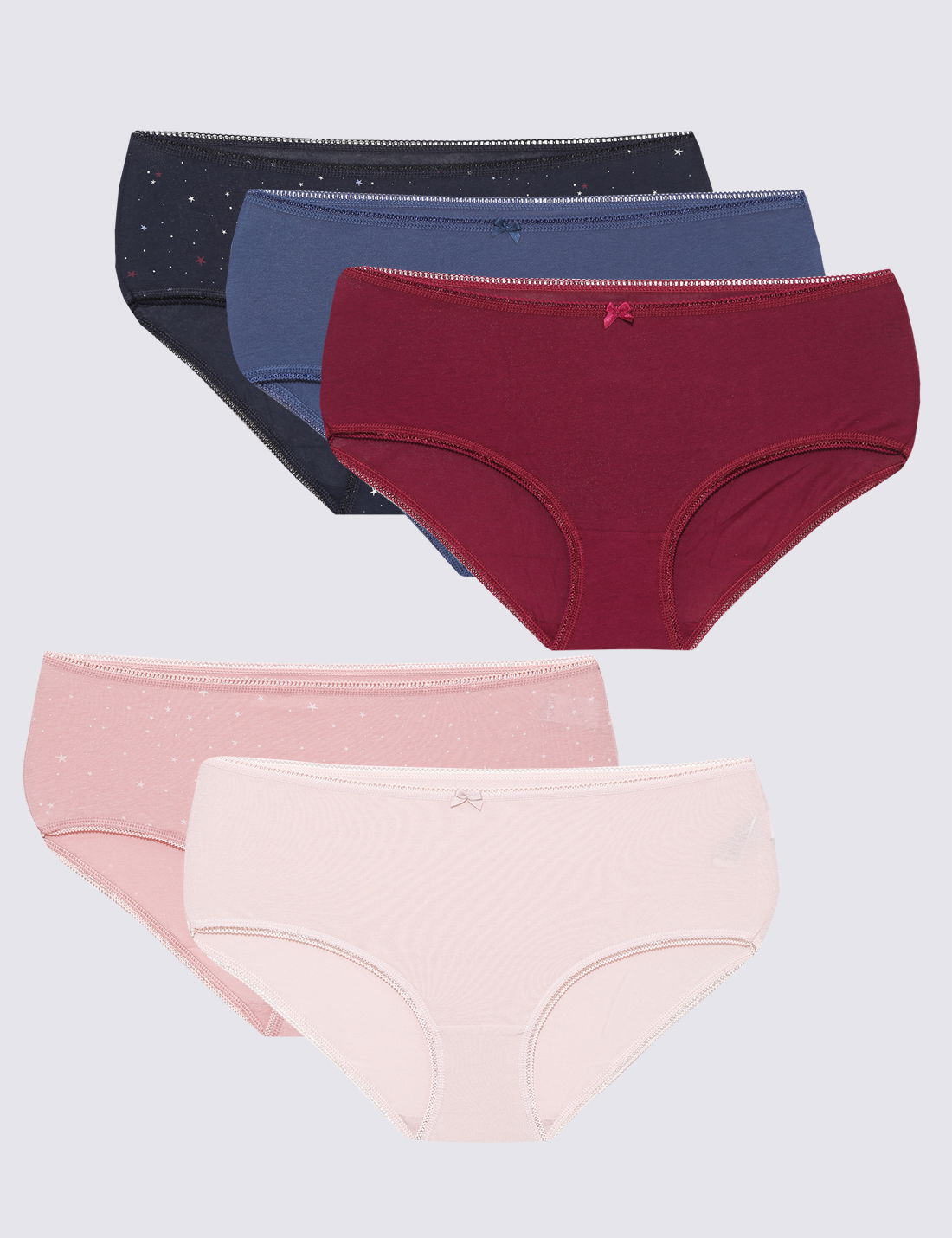 5'li Cotton Lycra® Short Külot Seti