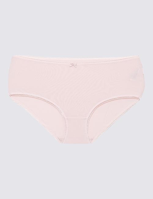 Koyu Kırmızı Mix 5'li Cotton Lycra® Short Külot Seti