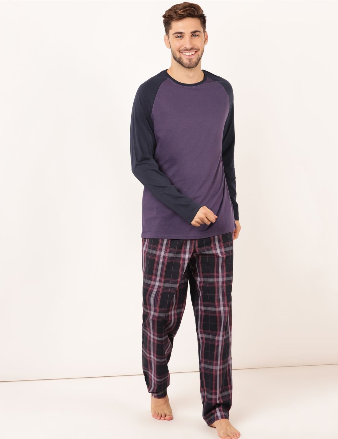 Saf Pamuklu Pijama Takımı