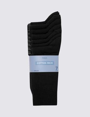Erkek Siyah 7'li Cool & Fresh™ Çorap Seti