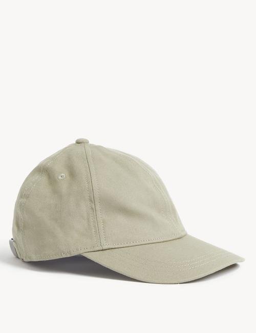 Yeşil Saf Pamuklu Sun Smart Şapka