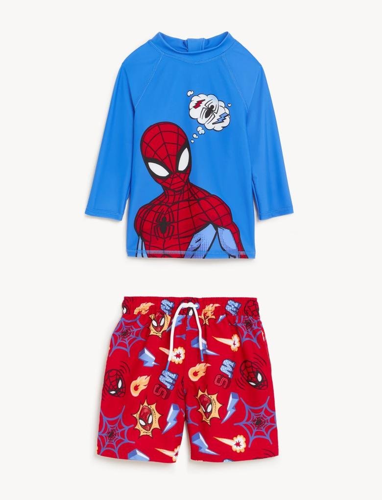 Erkek Çocuk Multi Renk 2'li Spider-Man™ Mayo Takımı (2-8 Yaş)